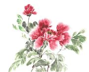 Válogatás az ELTE Konfuciusz Intézet tradicionális kínai virág- és tájképfestészet tanfolyamain készült alkotásokból